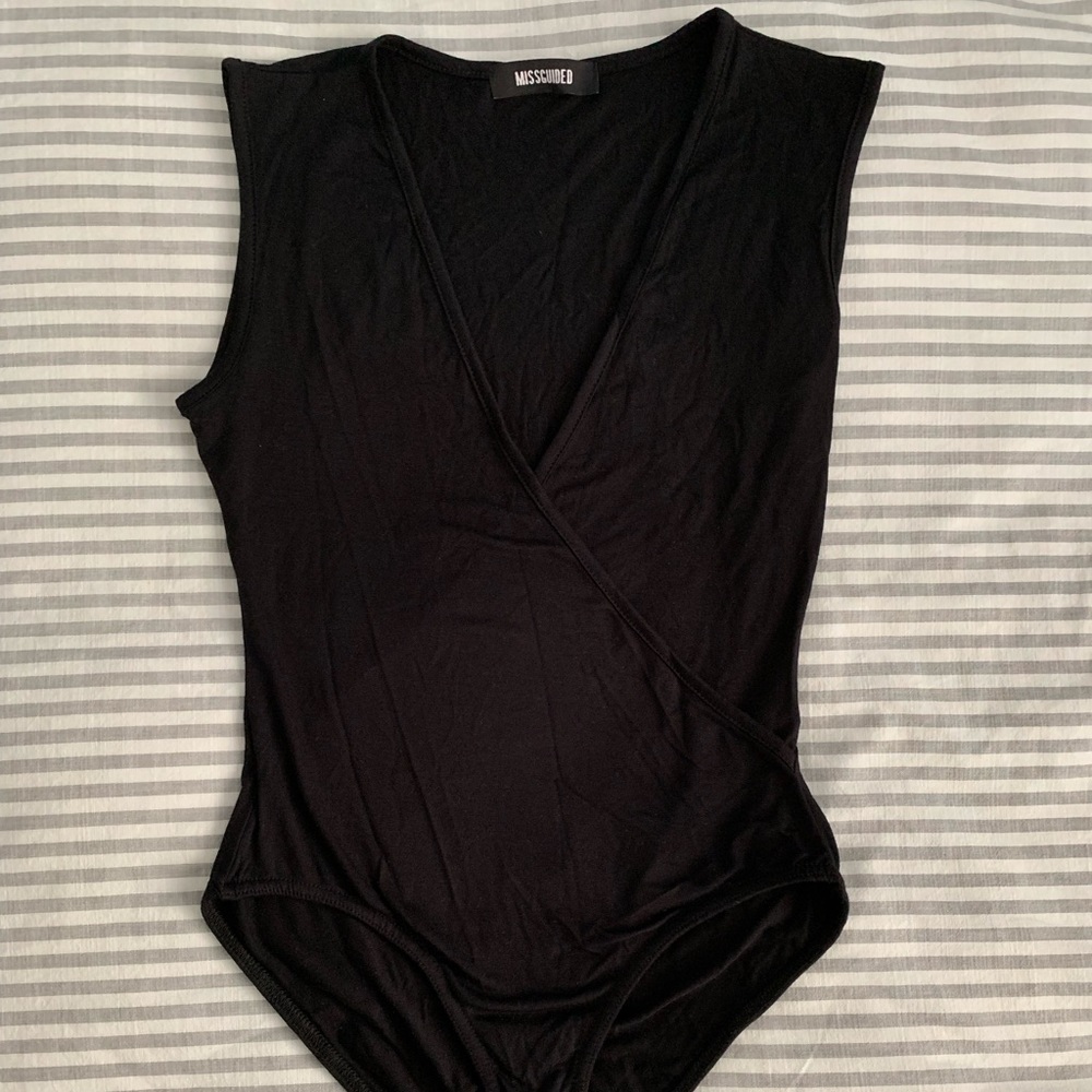 Missguided Black Bodysuit (never worn)